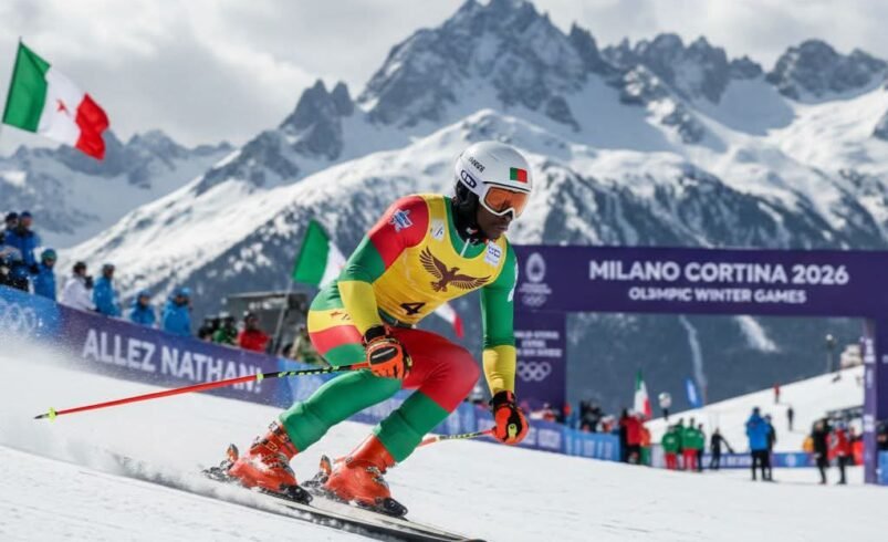 Milan-Cortina 2026 : Nathan Tchibozo, premier skieur béninois de l’histoire des JO d’hiver