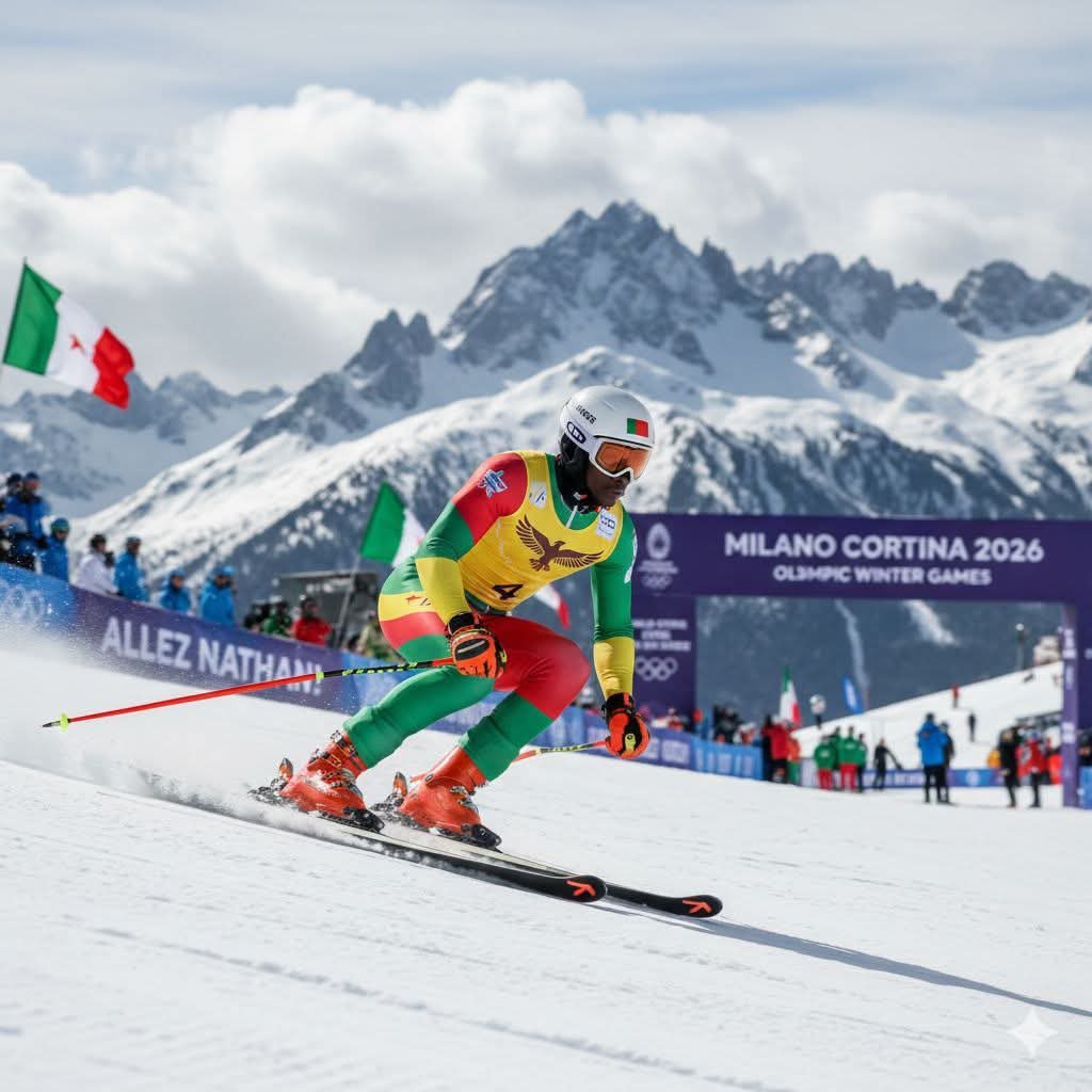 Milan-Cortina 2026 : Nathan Tchibozo, premier skieur béninois de l’histoire des JO d’hiver