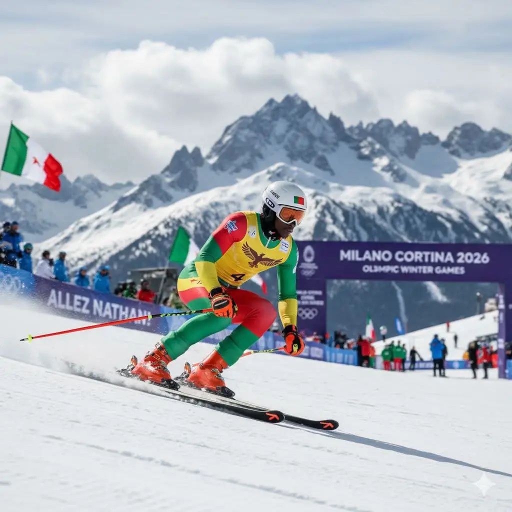 Milan-Cortina 2026 : Nathan Tchibozo, premier skieur béninois del’histoire des JO d’hiver