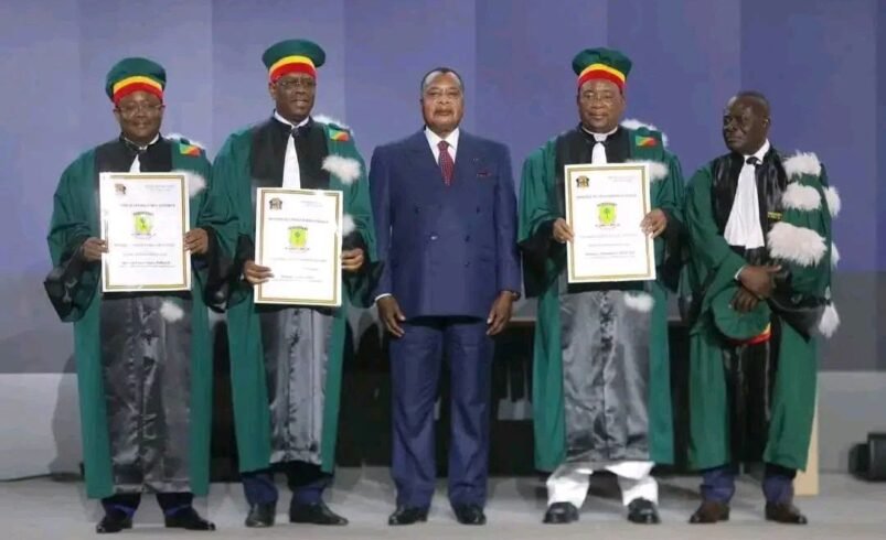 Congo : Macky Sall, Issoufou et Embaló faits docteurs honoris causa à Brazzaville